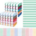EBOOT 10 Pack Oversized Beach Towel Set Extra Large Pool Towels Microfiber Quick Dry Swim Blanket for Adult Women Men Face Hand Body Bath Travel Pool(Mixed Color,28 x 59 Inch,Classic Stripe)