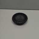 OAKOA Concrete Black Decorative Bowl for Home Decor - Black Fruit Bowl for Kitchen Counter - Black Bowl Decor - Modern Fruit Bowl Black - Centerpiece Bowl