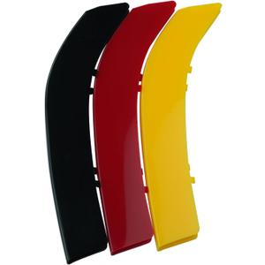 German Flag Colors Grille Inserts Stripes Trims, Front Center Kidney Grilles Accessories Compatible with BMW 2010-2013 3-Series E92/E93 2 Doors Exterior Interior Decoration(13 Beams), Color B