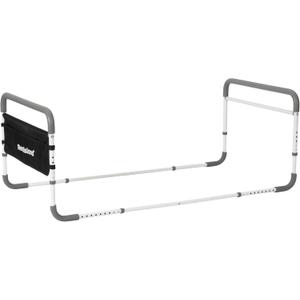 Dual Bed Side Hand Rail, Bed Assist Rail Adjustable Medical Hospital Assistive Devices Bed Rails for Elderly Adults, Fits Queen, Full & Twin Beds,Blue/Black