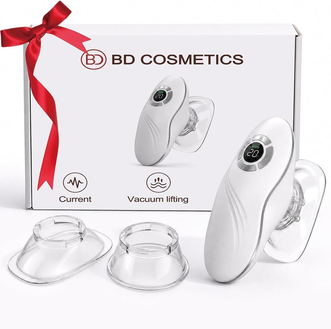 3-in-1 Body Sculpting Machine, Cellulite Massage Tool, Body Sculptor, Helps Smooth Cellulite & Stretch Marks Appearance, Relieves Muscle Tension and Tightens Skin, White