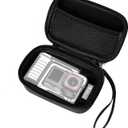 Case for Insta360 ace pro 2: Hard Shell Travel Carrying Case Fit for Insta360 Ace Pro/Ace Pro 2 Camera & Grip Accessories. (Black)