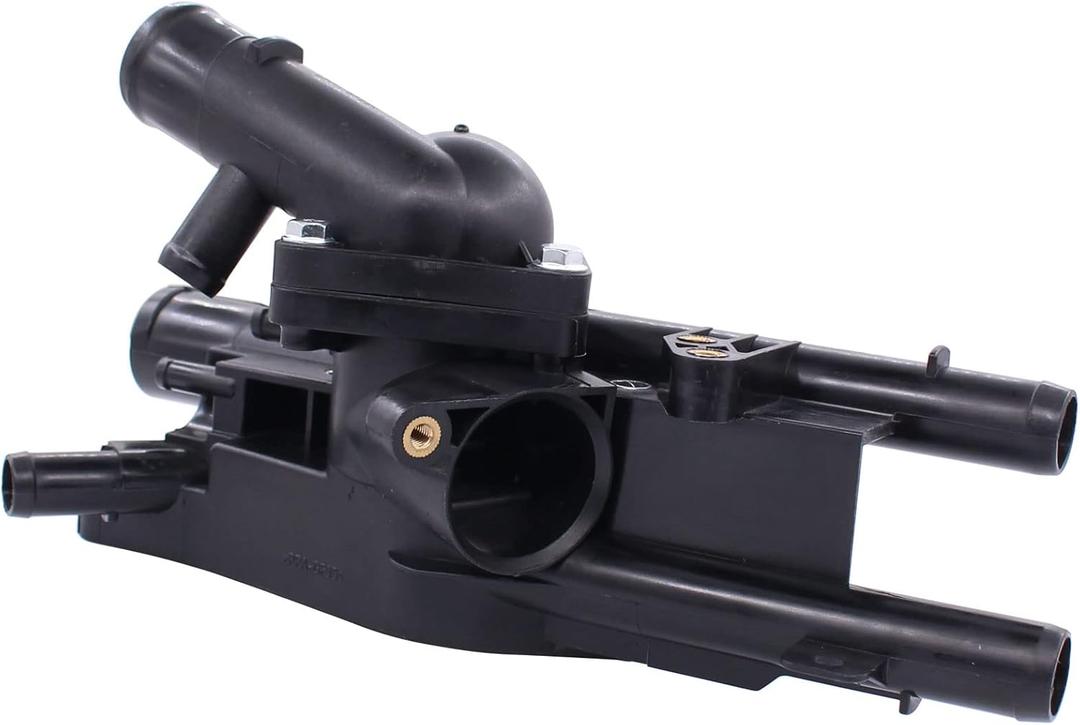 NewYall Engine Water Coolant Thermostat Housing Assembly for Kia Optima Sportage Sorento 2011-2016 for Hyundai Santa Fe/Sport 2010-2016 Sonata 2009-2014 Tucson 2010-2014 25600-2G500 817060 86230