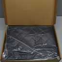 ANOSOSPECIAL Dog Car Seat Cover for Back Seat Cover, Non Stick Fur Rear Seat Protector for Pet, Nonslip Waterproof Durable Universal Fit Interior Backseat Covers for Auto Van SUV (Black)