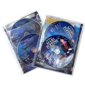 CheckOutStore Clear CPP Sleeves for 2 Discs & DVD Booklet - One Piece Design - Scratch-Resistant, Dust-Free, Space-Efficient Storage (Pack of 50)