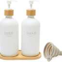 Kitchen Soap Dispenser Set White