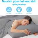 Cozy Bliss Cooling Pillow Cases for Hot Sleepers, Q-Max>0.45, Queen Size Set of 2, Soft & Silky Pillow Covers with Envelope Closure,Gift, Dark Gray, 20x30 Inches
