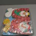 JOYIN 24 PCS 3D Christmas Goody Gift Boxes with Bow for Holiday Xmas Goodie Paper Boxes, School Classroom Party Favor Supply, 6 x 6 x 5.5 8 Designs Candy Treat Cardboard Cookie Box for Gift Giving