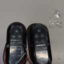 TMH 6" Oval Smoked Lens/Red LED Trailer Tail Light Surface Mount 10 LED Waterproof Stop Brake Turn Trailer Lights for Truck RV Bus Lorry Low-High Brightness 12V DC, 2PCS