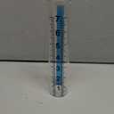 BinaryABC Glass Rain Gauge Replacement Tube,8.3 Inch Transparent Outdoor Rain Meter Tubes for Lawn Garden Yard Home