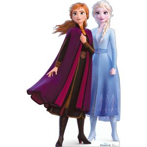 Cardboard People Anna & Elsa Life Size Cardboard Cutout Standup - Disney's Frozen II (2019 Film)