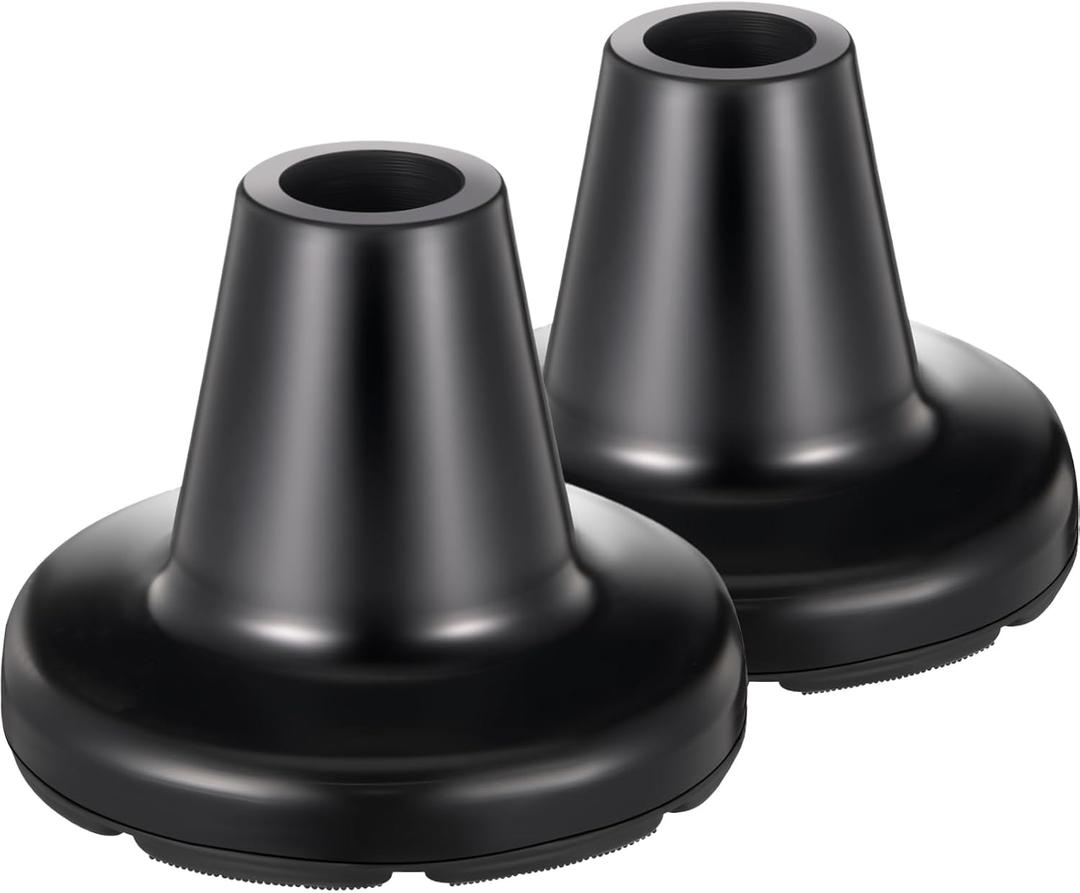 2 x Crutch Tips 7/8 Inch Upgrade Heavy Duty Rubber Crutch Feet, Crutch Accessories Replacement Rubber Cane TipsNon-Slip and Durable