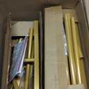 Metal Arch Backdrop Stand, Set of 3 (4ft / 5ft / 6ft) Gold Arch Backdrop with 12 Ground Nails, Stable Arched Background Stand for Wedding, Baby Shower, Birthday Party, Photography