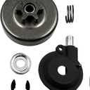 501628301 3/8" Sprocket Clutch Drum Kit with Worm Gear & Oil Pump, Fit for Poulan Pro P3314 P3416 P3816 PP4218A P3516PR PP3516AVX P4018WT PP4218AVX 4218AVX Replaces 530057905