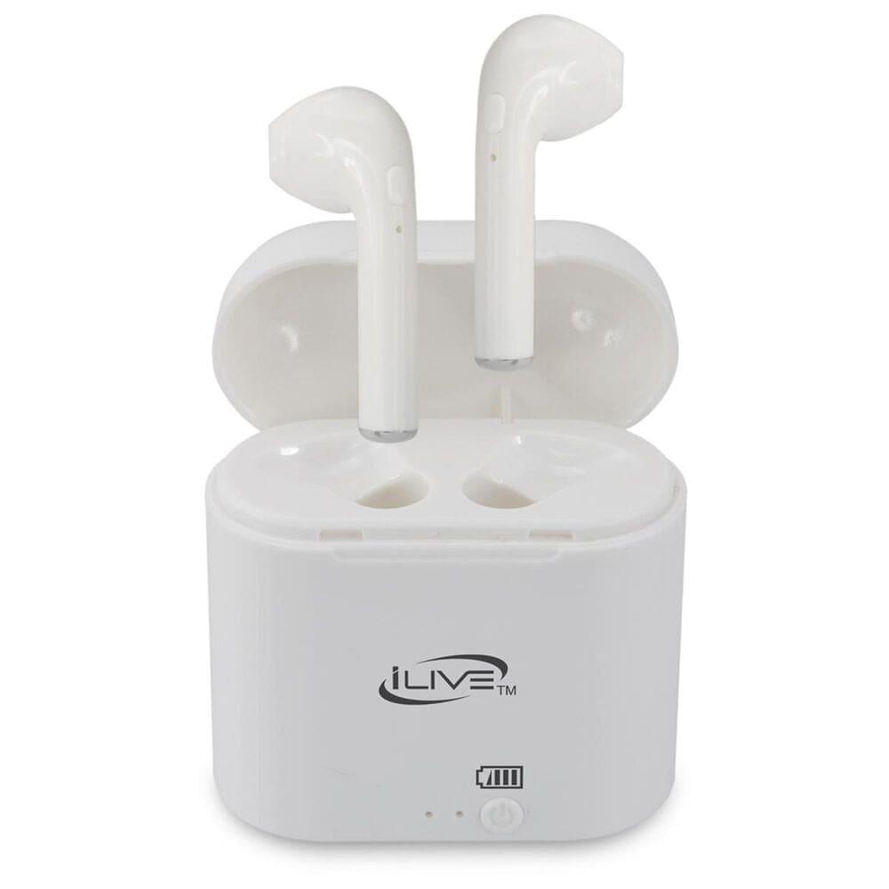 iLive True Wireless Bluetooth Earbuds in White