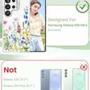 Dretal Magnetic for Samsung Galaxy S26 Ultra Case Floral,Screen Protector,Built-in Lens Ring Stand,Translucent Matte Magnetic Shockproof Flower Pattern Cover for Women Girls,Galaxy S26 Ultra(Florets)