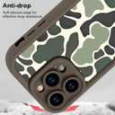 Camo Phone Case for iPhone 13 Pro Max 6.7",Cool Leopard Print Cases Unique Cheetah Tortoise Design Pattern for Men Boys Teens,Brown Soft Shockproof Lens Protection Cover for iPhone 13 Pro Max