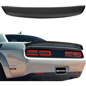 Rear Spoiler Wing for Dodge Challenger 2008-2017 Rear Trunk Lip Spoiler Wing Matte Black