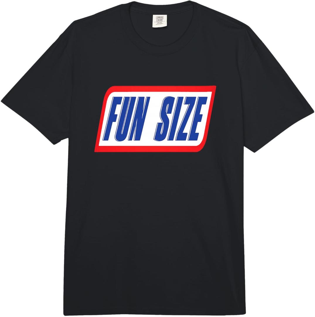 Fun Size - Candy Bar Style Label Comfort Colors Adult Heavyweight T-Shirt