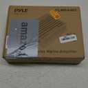 Pyle Hydra Marine 400W 4-Channel Amplifier - Waterproof with Dual MOSFET Power Supply - GAIN level Controls - RCA Input - LED Indicator - Compact Design for Boat/Vehicle Audio - PLMRA402