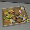 Bluey Wooden Puzzle 5 Pack - Bluey Wood Puzzles Bundle with Holding Tray, Stickers and More | Bingo Jigsaw Puzzles for Kids