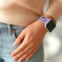 God In Her Heart Bible Watch Band Silicone Strap Engraved With Psalm 46:5 For 38mm 40mm 41mm 42mm 44mm 45mm 46mm 49mm Watches Jesus God Christian Psalm Gift