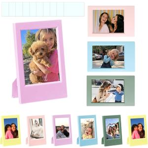 CAIYOULE Mini Picture Frame for Instax Mini 12/11/EVO/SE/8/7+/99 3'' Film-Colorful for Polaroid 2.15x3.4 Photo Frame (10 Pack)