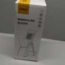 Safe Mandoline Food Slicer for Kitchen, Multifunctional Vegetable Chopper, Mandoline Potato Slicer with 35+ Presets & Thickness Adjuster, French Fry Cutter, Veggie Dicer for Meal Prep (Yellow)