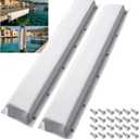 Dock Bumper,Dock Bumper Guard with Stainless Steel Screws,Boat Dock Bumper,Dock Bumpers Marine for Docking Edges, Piling, Vertical Poles, Horizontal Decks or Pier(4 Color,3Size,1Pack,2Pack)