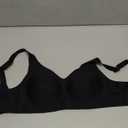 SHAPERX Bras for Women No Underwire Seamless Oversized Everyday Bra Comfort Wireless Padded Soft Support Bralette (Large, Black)