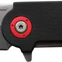 Smith & Wesson Benji 2.5in High Carbon S.S. Folding Keychain Knife with 1.75in Modified Tanto Blade and G10 Handle for Outdoor, Tactical, Survival and EDC,Black