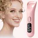 Heated Eyelash Curlers, Rechargeable Electric Eyelash Curler with Dual-Arc Design & 3 Adjustable Temperature - Safe Gentle Heated Lash Curler(Pink B)