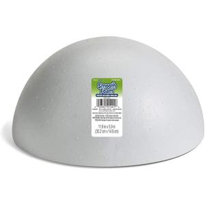FloraCraft SmoothFM Hollow Half Ball White (12 x 12 x 6")