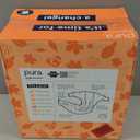 Pura Size 5 Eco-Friendly Diapers (24-35 lbs) Totally Chlorine Free (TCF), Hypoallergenic, Soft Organic Cotton, Sustainable, up to 12 Hours Leak Protection, Allergy UK, 6 Packs of 20 (120 Diapers)