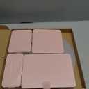 Buffet Risers Food Risers for Buffet Table Acrylic Risers Display Stands Tall Cake Stands Cylinder Stands for Party Pedestal Cake Stand Dessert Table Display Set Cupcake Stands Cupcake Display (Pink)