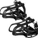BV Bike Pedal - Universal Fit Bicycle Pedals 9/16" Compatible, Non-Slip & Durable Lightweight, Fits Most Adult Bikes & MTB Bicycles