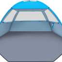 Gorich Beach Tent Sun Shelter for6 Person with UPF 50 UV Protection, Lightweight & Easy Setup Beach Shade Canopy, Portable Beach Shade Tent Beach Cabana