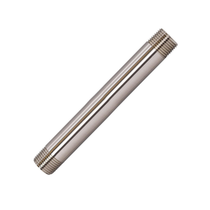 Westbrass D12106-07 ½” x 6" IPS Brass Pipe Nipple, Satin Nickel