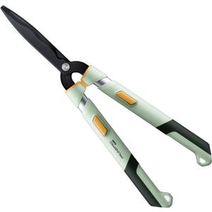 PrunePro Hedge Shears 27"-35" Extendable Handle Trimmer Clippers with Wavy Sharp Stainless Steel Blade Garden Shears Bush Cutters