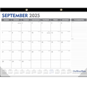 OuMuaMua Large Desk Calendar 2026-2027 - 18 Months from Jan. 2026 through Jun. 2027, 22 x 17 Inches Desktop Wall Calendar with Julian Date To-do & Notes, Corner Protectors for School Home Office