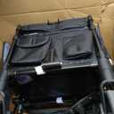 VOOI Stroller Wagon, 2 Seater Kids Wagon, Collapsible with 5-Point Harnesses, Zipper Door, Sun Canopy