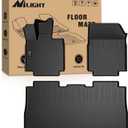 Nilight Floor Mats for Tesla Cybertruck Cyber Truck 2023 2024 2025 2026 All Weather Custom Fit Heavy Duty Floor Liners