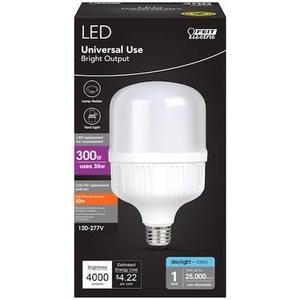 Feit T100 E26 (Medium) LED Bulb Daylight 300 Watt Equivalence 1 Pk