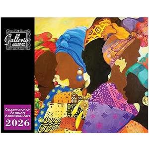 2026 African American Art Wall Calendar, 27W x 47H centimetres