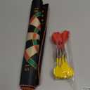 15in Magnetic Board, Double Sided Flannel Dartboard with 6 Safety, Easy to Hang and for Indoor Games