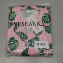 Veseacky Chrismas Satin Pajama Sets for Girls Silk Button Down PJ Set Silk Sleepwear Birthday Pajamas Gift (Green leaf,size 10)