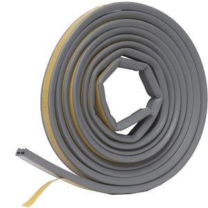 Frost King V27GA D-Section Rubber Self-Stick Weatherseal Tape, 9/16" W, 5/16" T, 10 ft L, Grey Frost King V27GA D-Section Rubber Self-Stick Weatherseal Tape, 9/16" W, 5/16" T, 10 ft L, Grey