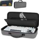 75% Keyboard Case, Hard Shell Travel Carrying Bag for Aula F75 Gasket Mechanical Keyboard, Compatible with ASUS ROG 75% Wireless Hot Swappable Gaming Keyboard