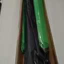 Green Screen Backdrop with Stand for Streaming, 6.5X 10ft (WxH) Protable Green Screen with 6.3 x 6.5 ft Stand kit, Greenscreen Background with Stand Carrying Bag 5 Spring Clamps