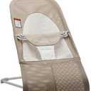BabyBjrn Bouncer Balance Soft, Light Grey Frame, Mesh, Gray Beige/White (005144US)